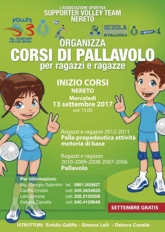 Corsi Pallavolo 2017